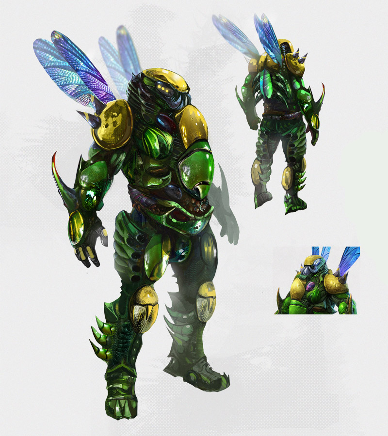 Hornet Armor Concept Art