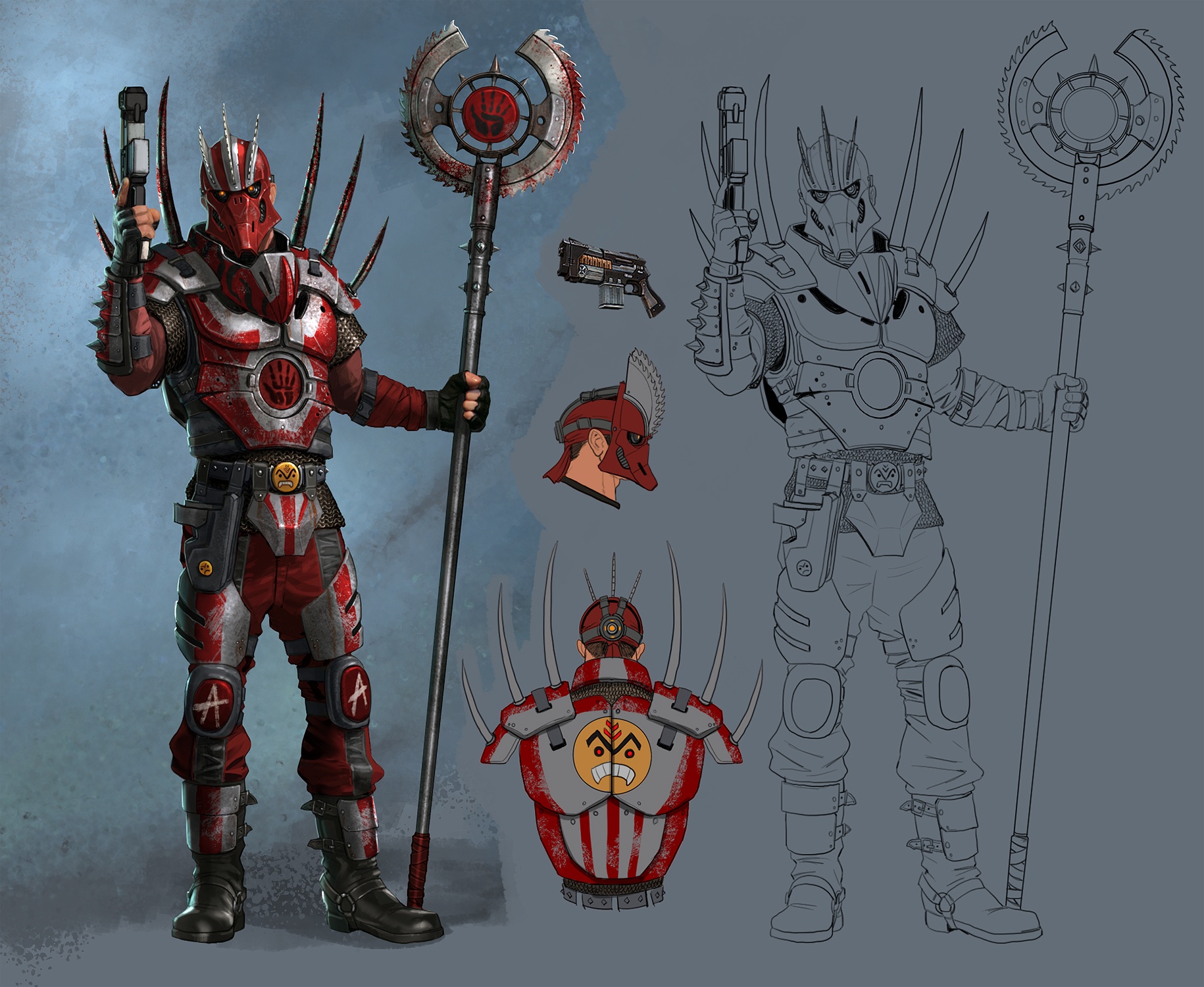 Thug Armor Concept Art