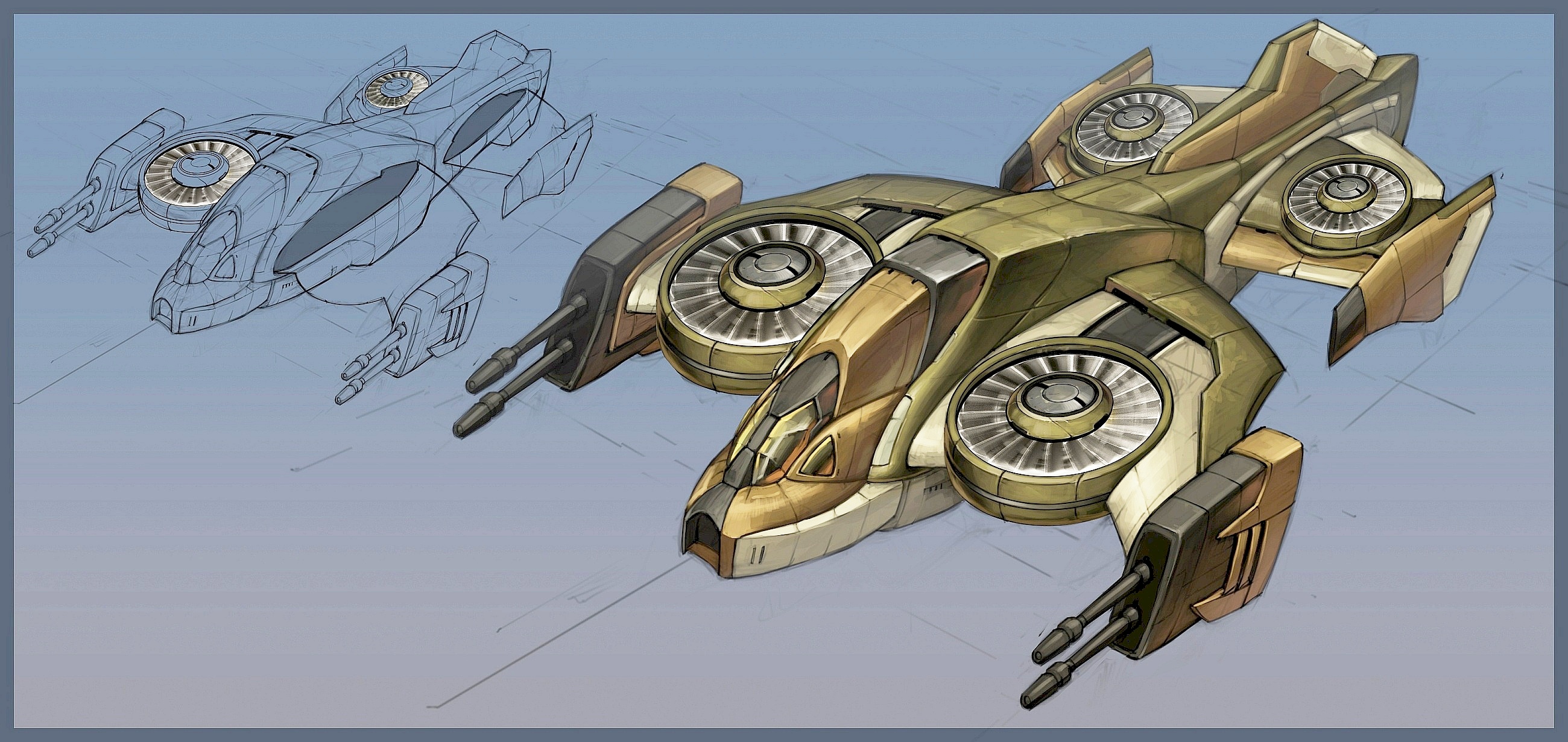 Dragon Helicopter Concept Art 2