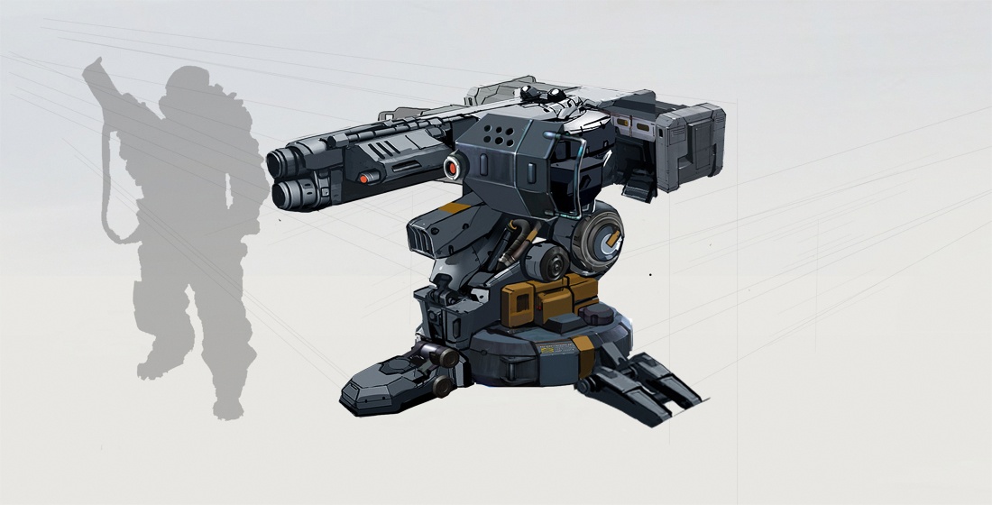 Cerberus Turret Concept Art