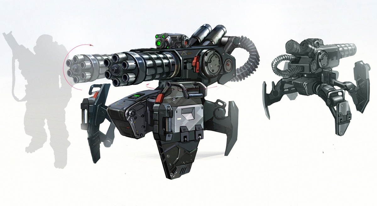 Hydra Turret Concept Art