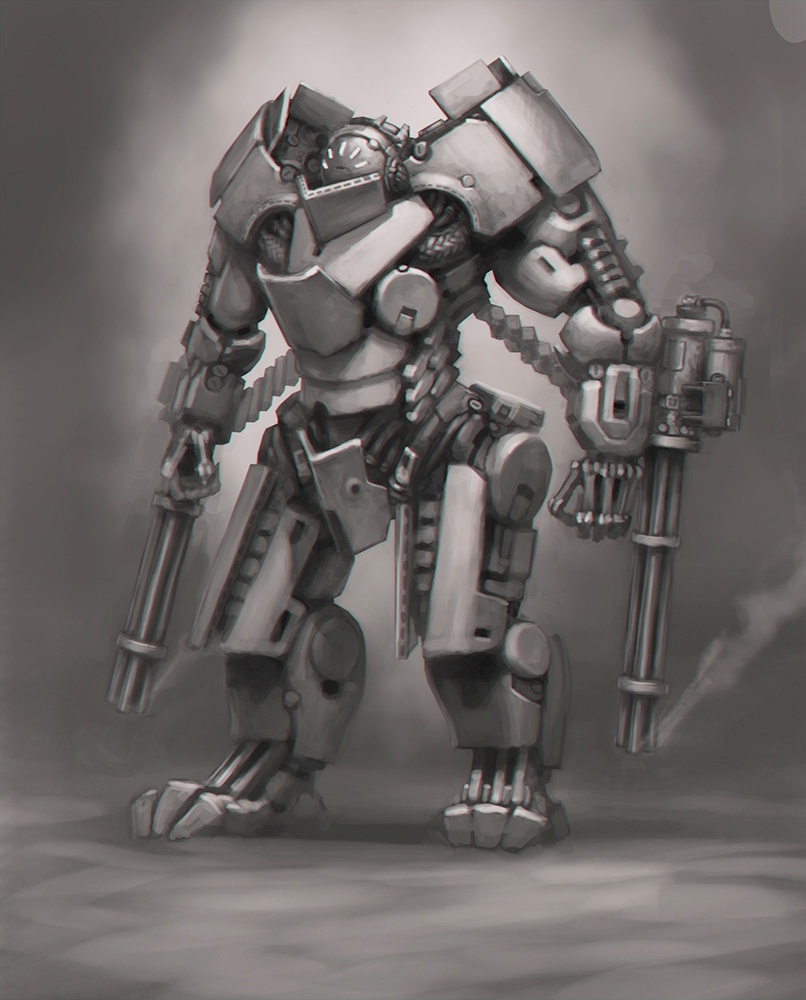 General Kurbatov's Exoskeleton Concept Art