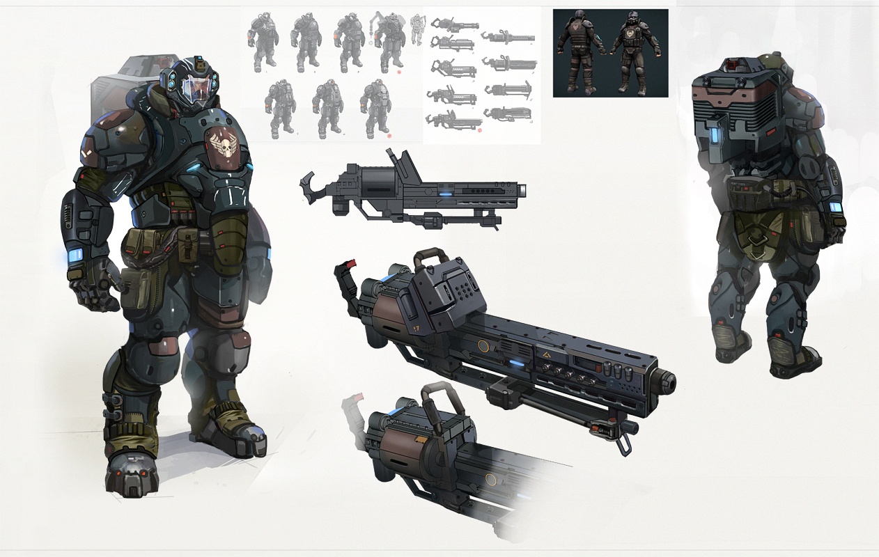 Super-Soldier Concept Art