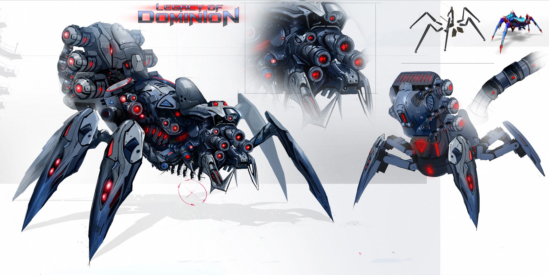 Arachnid Dominator Concept Art (Final Version)