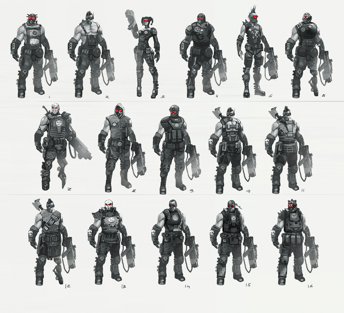 Kingpin's Thugs Concept Art