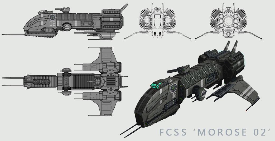 Federal Colonial Spaceship MOROSE 02