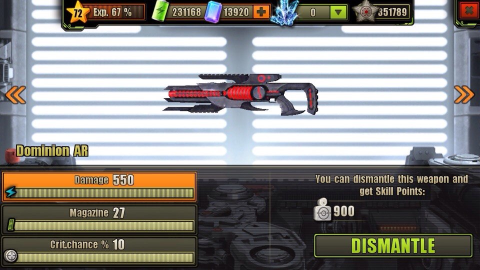 Fully Upgraded Dominion Assault Rifle
