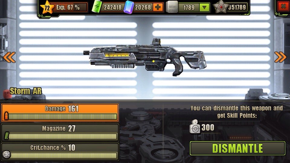 Fully Upgraded Storm Assault Rifle